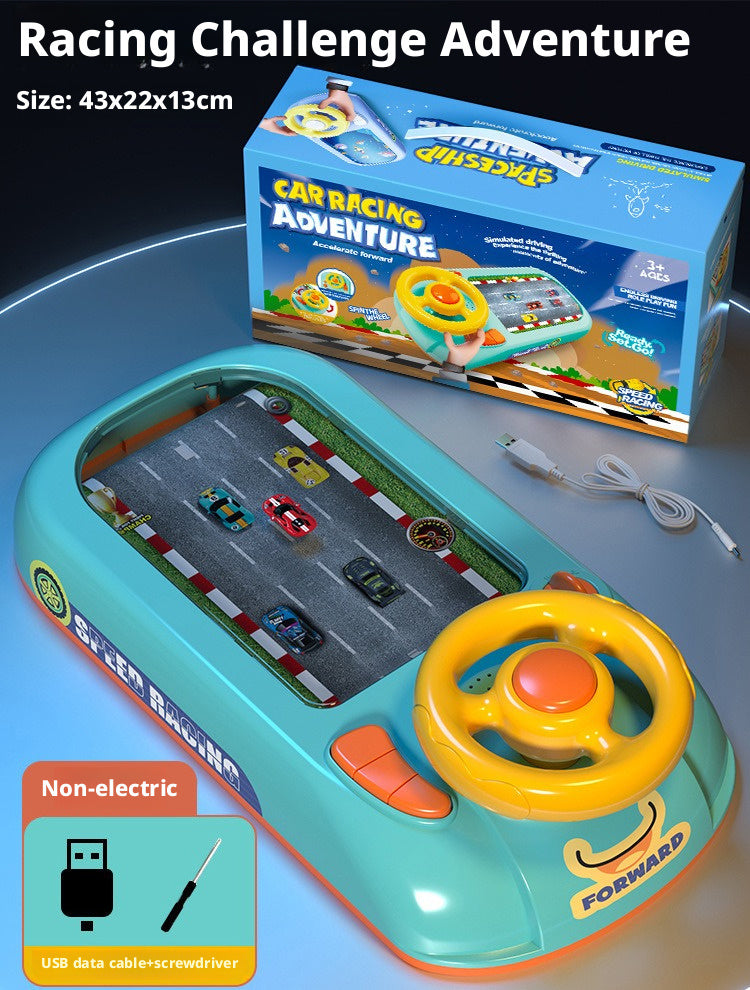 Musical Steering Wheel Toys For Boys 4 6 Year Old Toddler Simulated Driving Racing Car Game With Sound Ages 3 Year Old Interactive Educational Learning Race Truck For Kids Girls Birthday Gifts