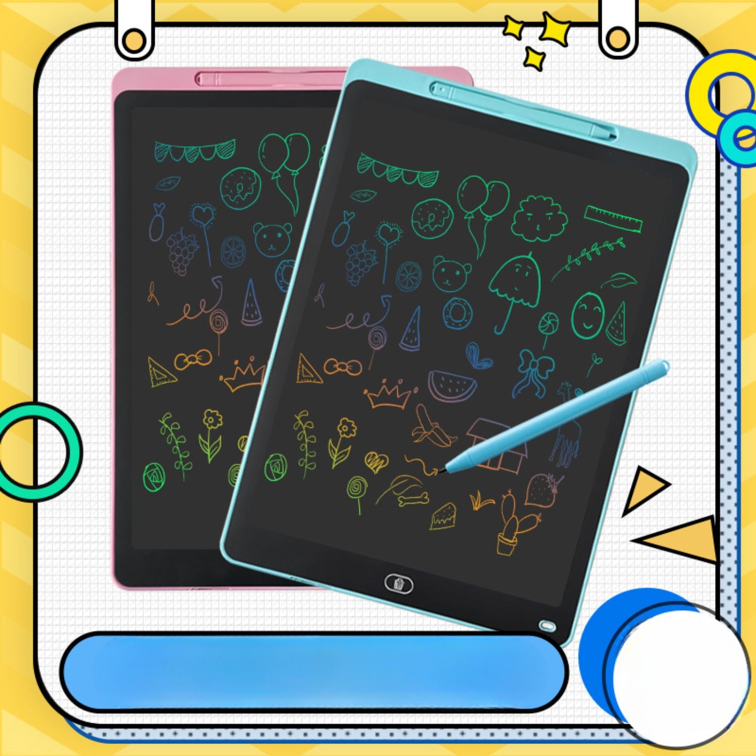 Writing Tablet, Gifts For 3 Years Old Boys And Girls 10 Inch Colorful Doodle Board Drawing Tablet Erasable Reusable Electronic Drawing Pads, Educational And Learning Toys For Kids