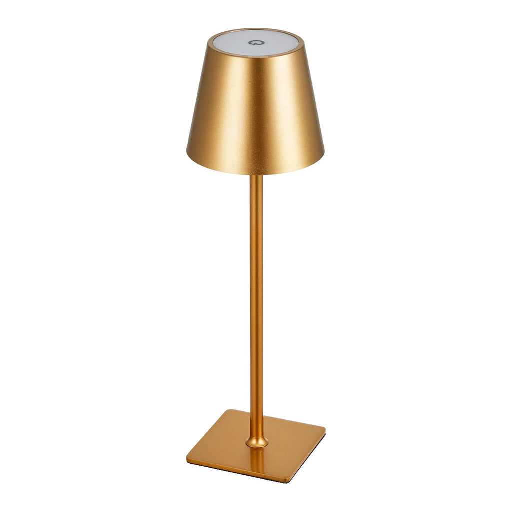Cordless Table Lamp 2-Pack 5200mAh Built-in Rechargeable Battery Desk Lamp Gold