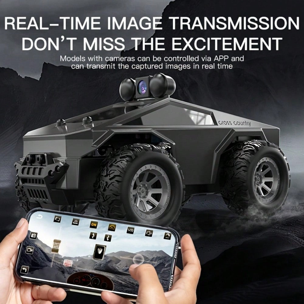 RC Car With HD Camera, High-Speed Remote Control Racing Car With LED Lights, Off-Road Drift Buggy For Kids & Adults, Ideal Holiday & Year-End Gift Set