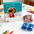 Dog Building Block-Brown