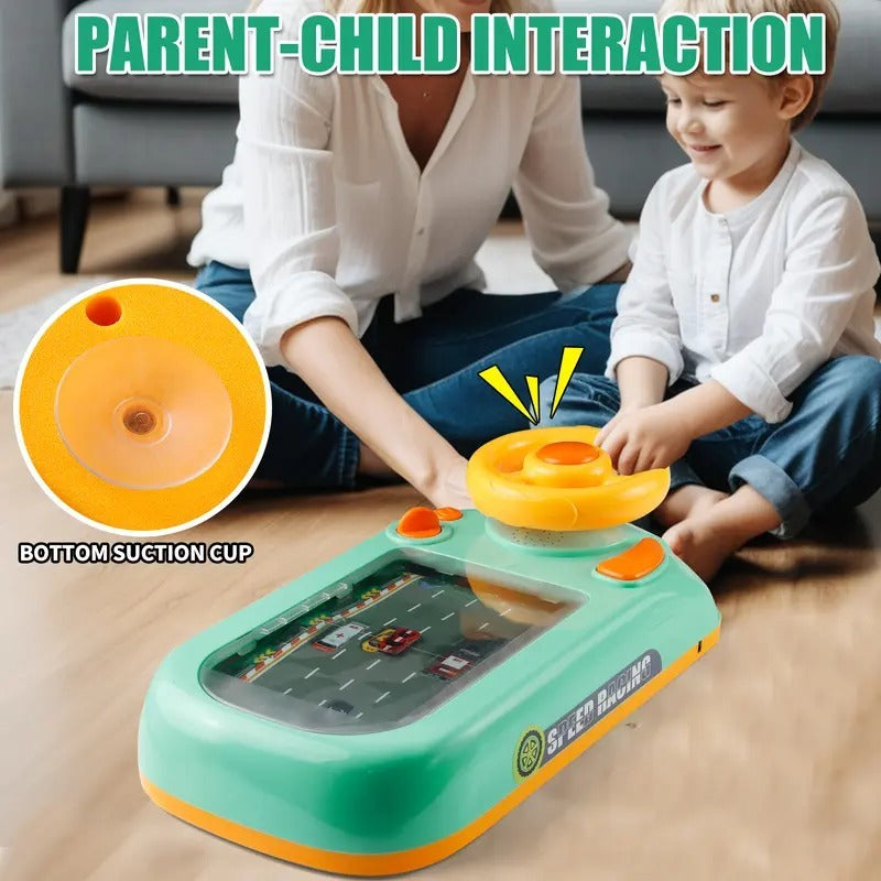 Musical Steering Wheel Toys For Boys 4 6 Year Old Toddler Simulated Driving Racing Car Game With Sound Ages 3 Year Old Interactive Educational Learning Race Truck For Kids Girls Birthday Gifts